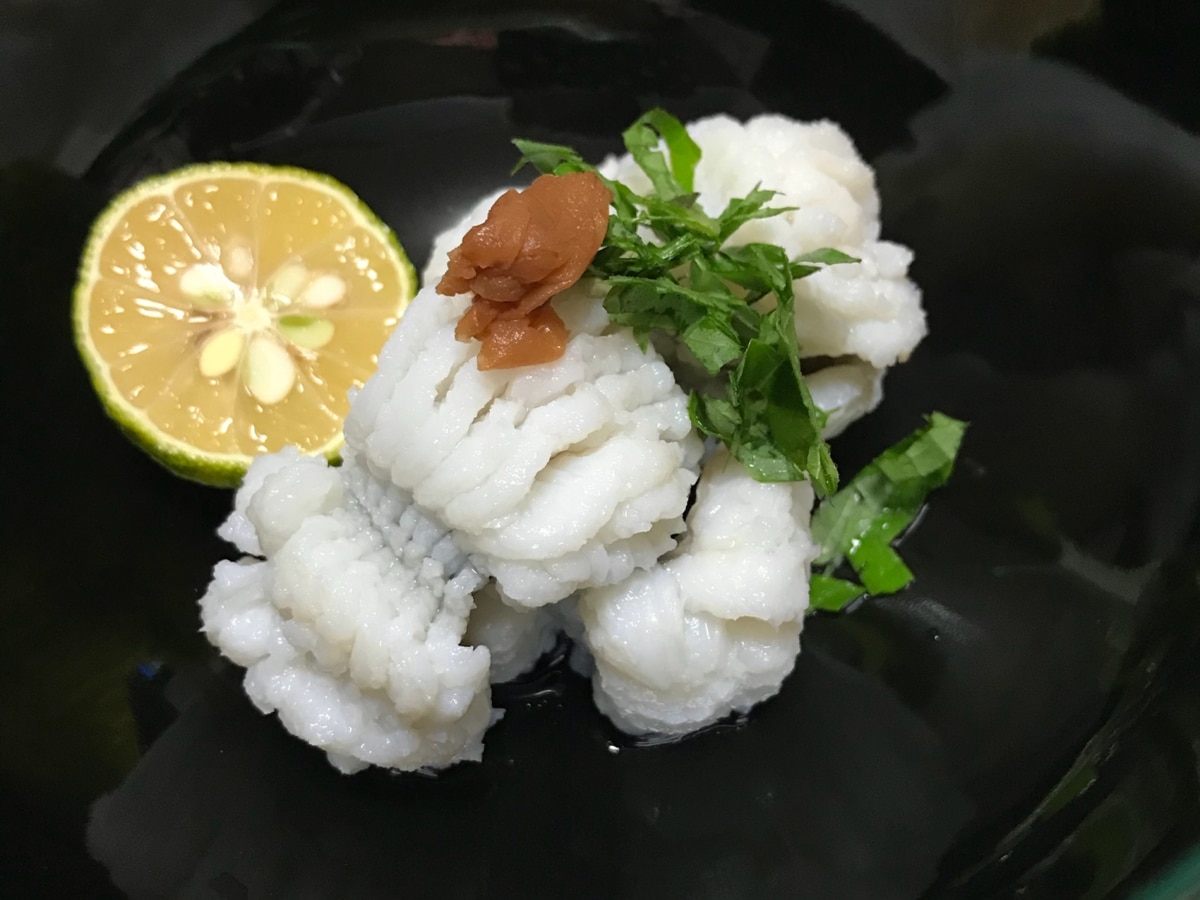 さっぱりと食べるハモの湯引き レシピ 作り方 By シオン 楽天レシピ