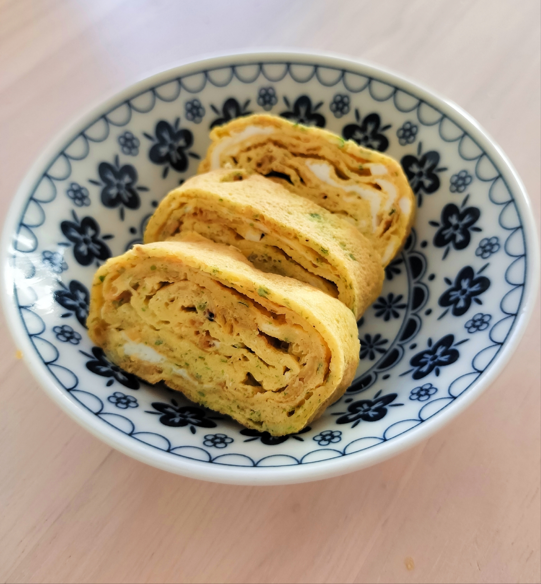 さくらえびと青のりの栄養アップ玉子焼き