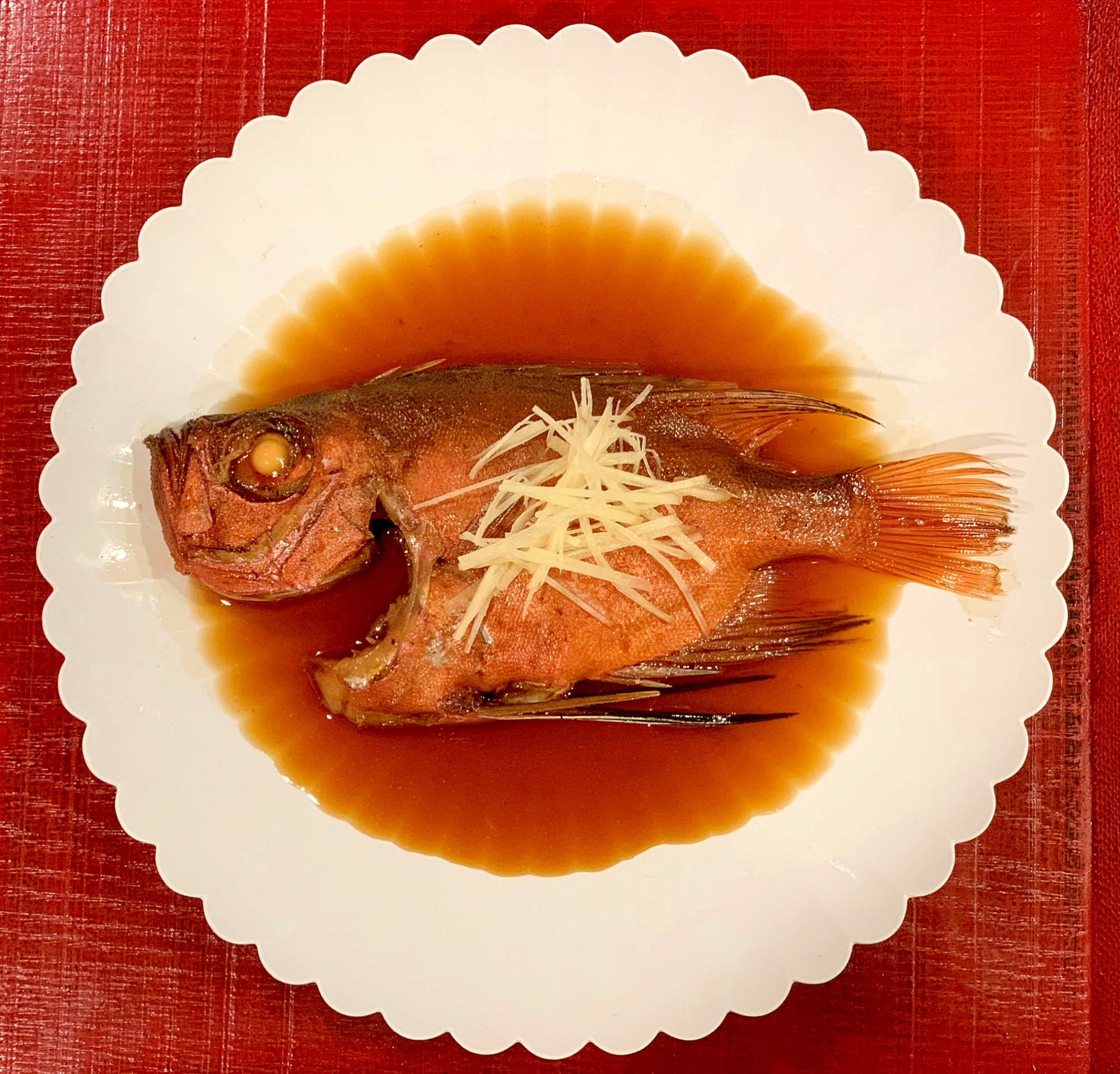 金時鯛の煮付け