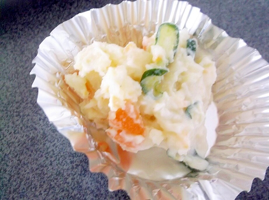 ちゃま様　みかん、きゅうり、ジャガイモ 我が家の甘いポテトサラダ by ばぁばまんま 【クックパッド