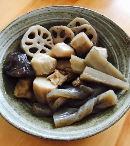 牛肉で✨蓮根とごぼうの煮物(^ ^)