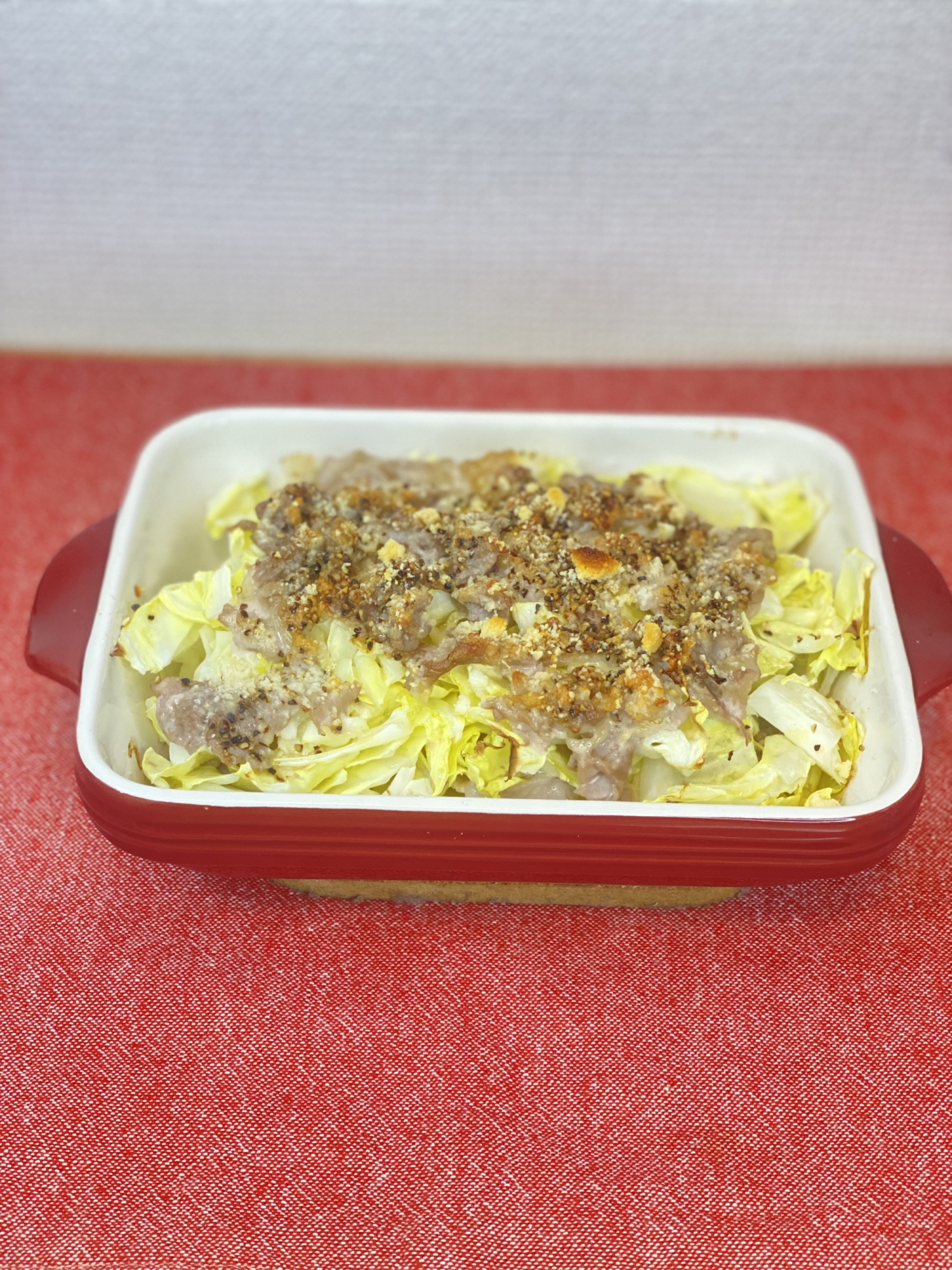 キャベツのミルフィーユグラタン