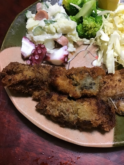 卵なし＊小麦粉液でカキフライ