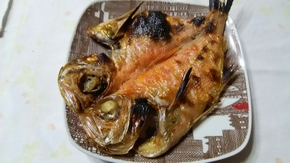 赤魚の自然塩焼き