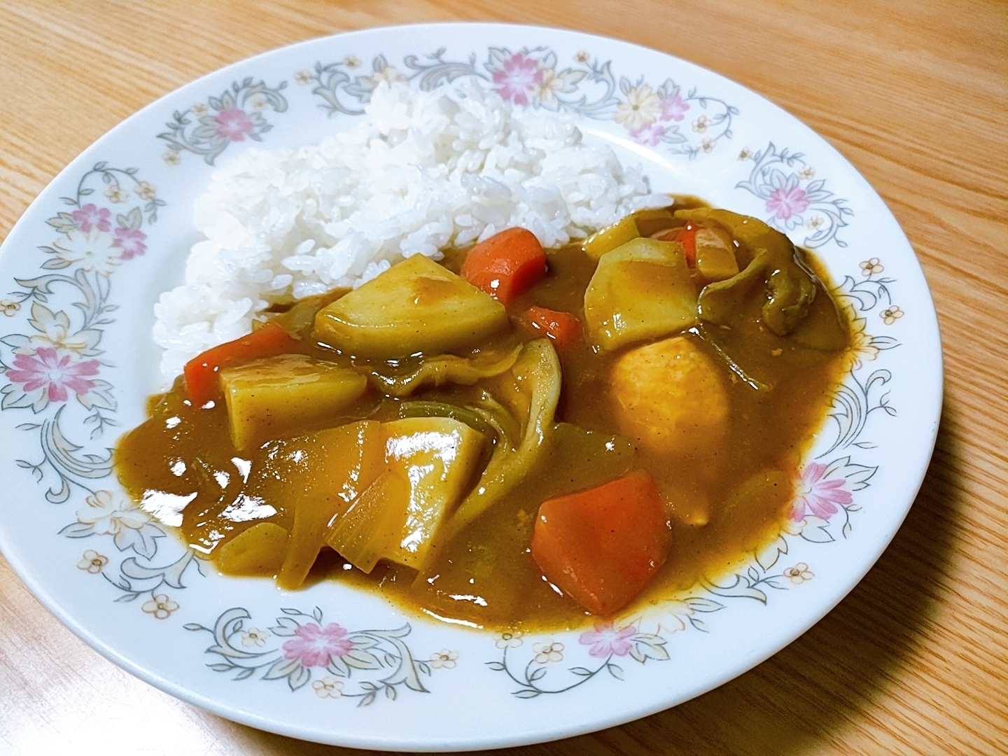 残り物も入れて☆チキンカレー