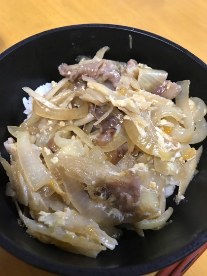 野菜多めで作りました。牛肉とごぼう、玉子のこの組み合わせ好きです♪