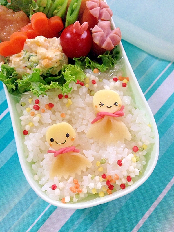 簡単キャラ弁 パスタdeてるてる坊主のお弁当 レシピ 作り方 By Cherry05 楽天レシピ