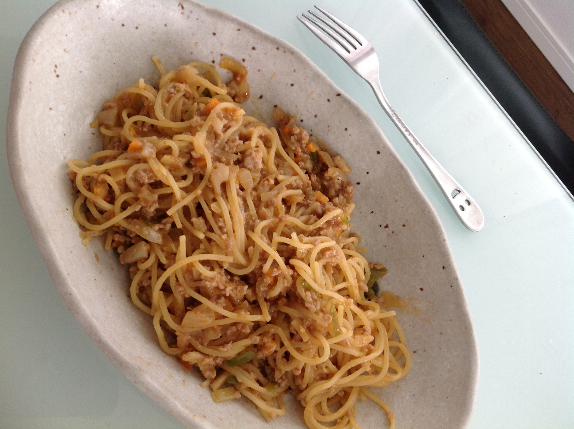 簡単！普通のパスタで茹でずにモチモチ！