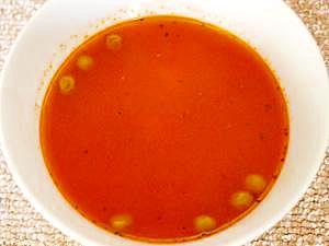 野菜ジュースで作るトマトスープ