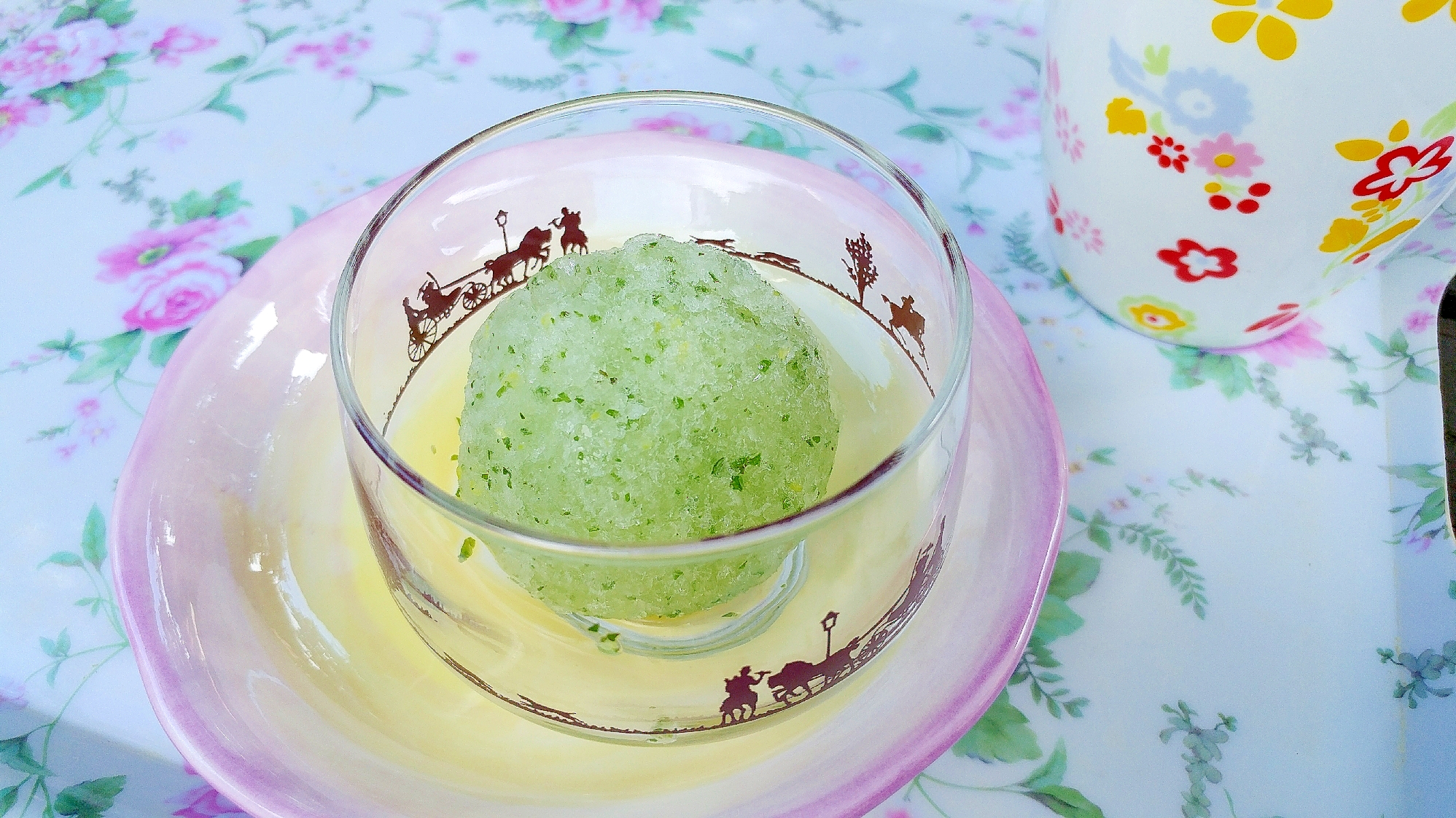 爽やか~!バジルのシャーベット