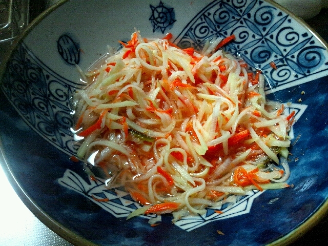 はやとうりの酢の物