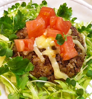 沖縄タコライス風おにぎり レシピ 作り方 By Leopoo 楽天レシピ 沖縄タコライス風おにぎり レシピ 作り方 By Leopoo 楽天レシピ