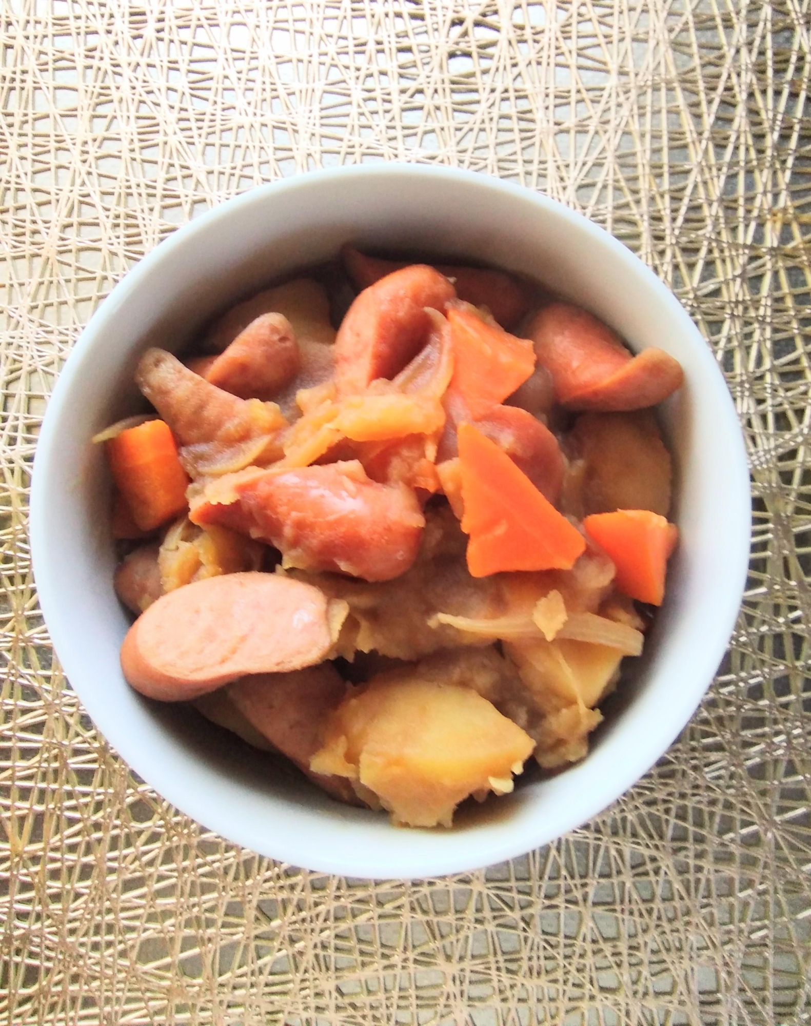 ソーセージとじゃがいもの煮物☆ソーセージじゃが