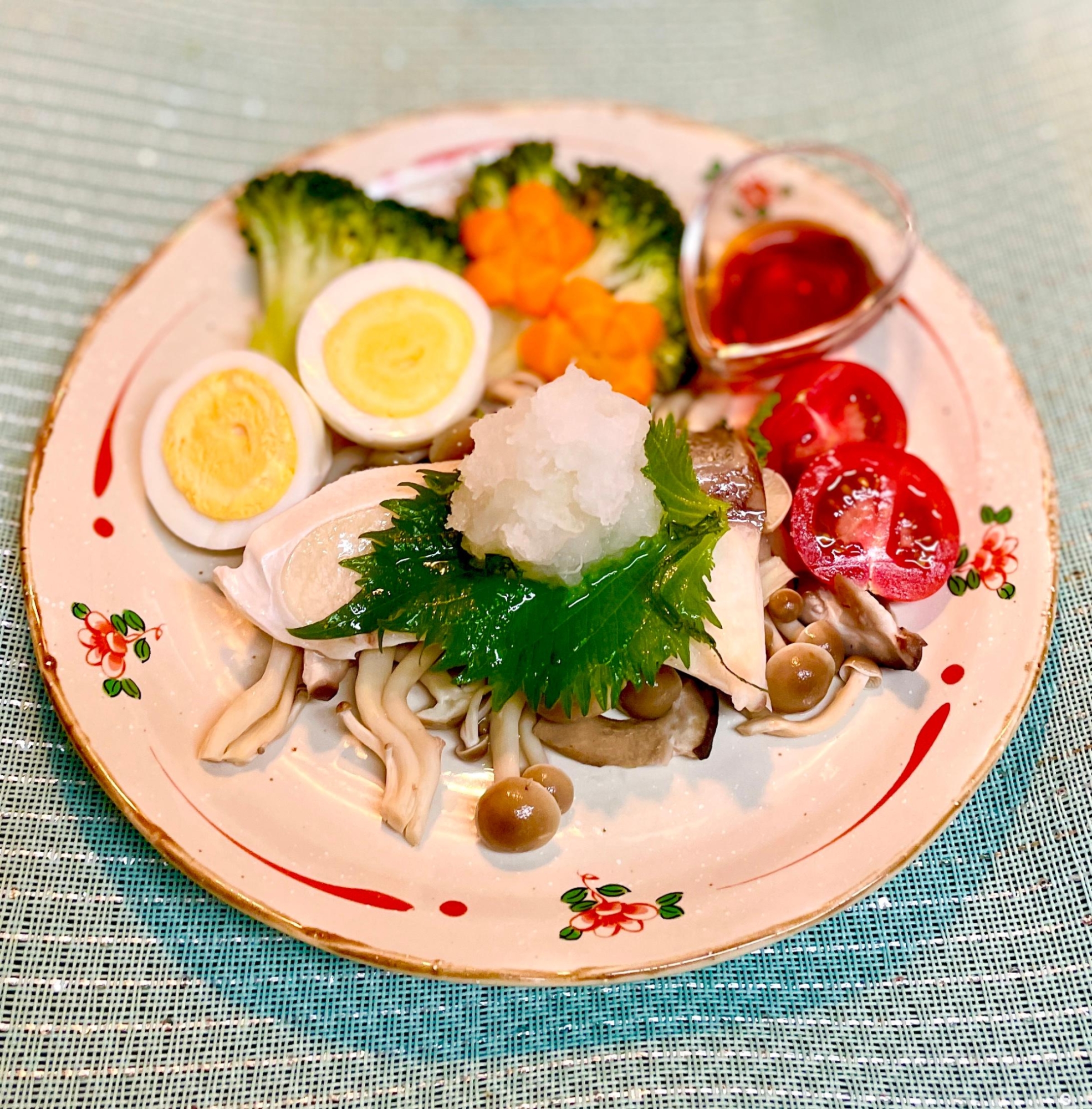 キノコと一緒に召し上がれ♡ブリの蒸篭蒸し