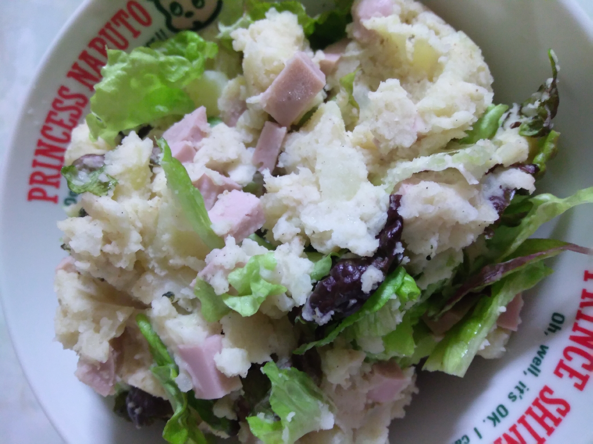 レタスと魚肉ソーセージを使ったポテトサラダ レシピ 作り方 By 松本琴子 楽天レシピ