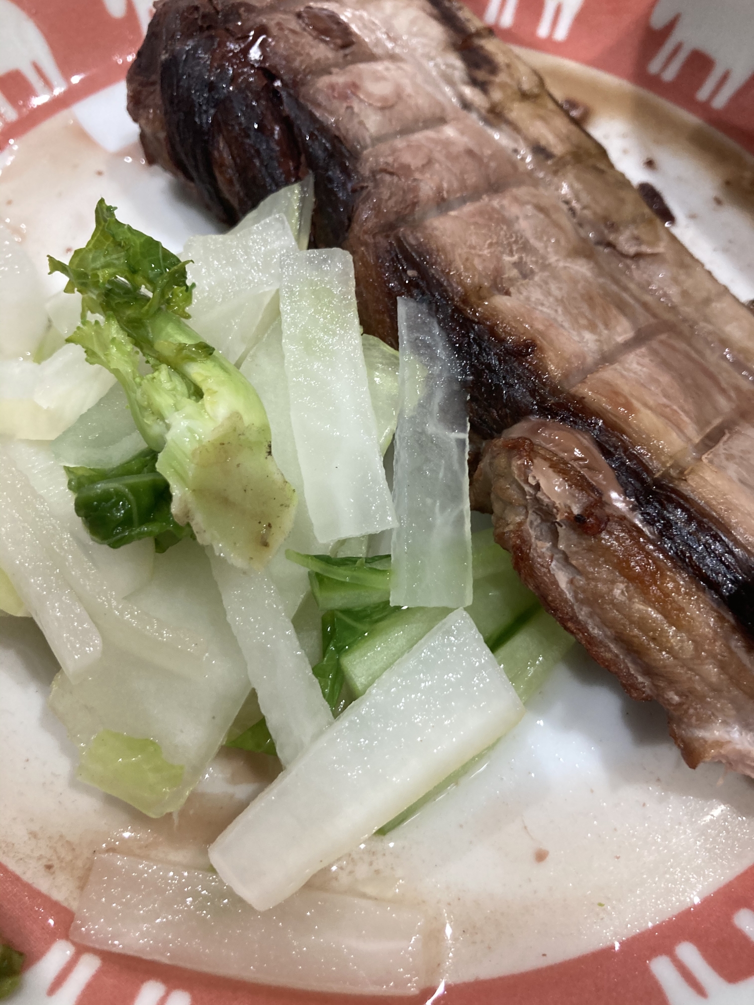 マグロと大根野菜の蒸し焼き