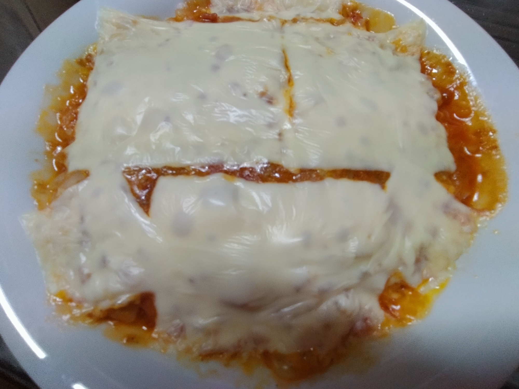 白菜とベーコンすりごまチーズ入りミラノ風ドリア
