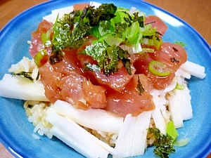 ゆず胡椒でピリッと 長芋 びんちょうマグロの漬け丼 レシピ 作り方 By Megmako 楽天レシピ ゆず胡椒でピリッと 長芋 びんちょうマグロの漬け丼 レシピ 作り方 By Megmako 楽天レシピ