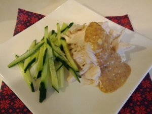 ゴマが香ばしい!棒々鶏