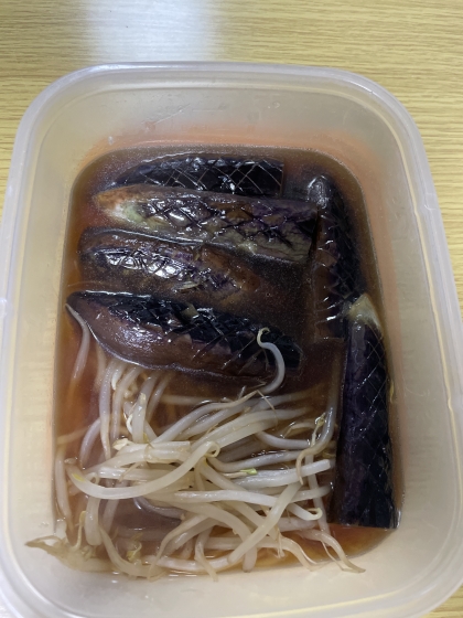 茄子の煮浸し Stewed Eggplant