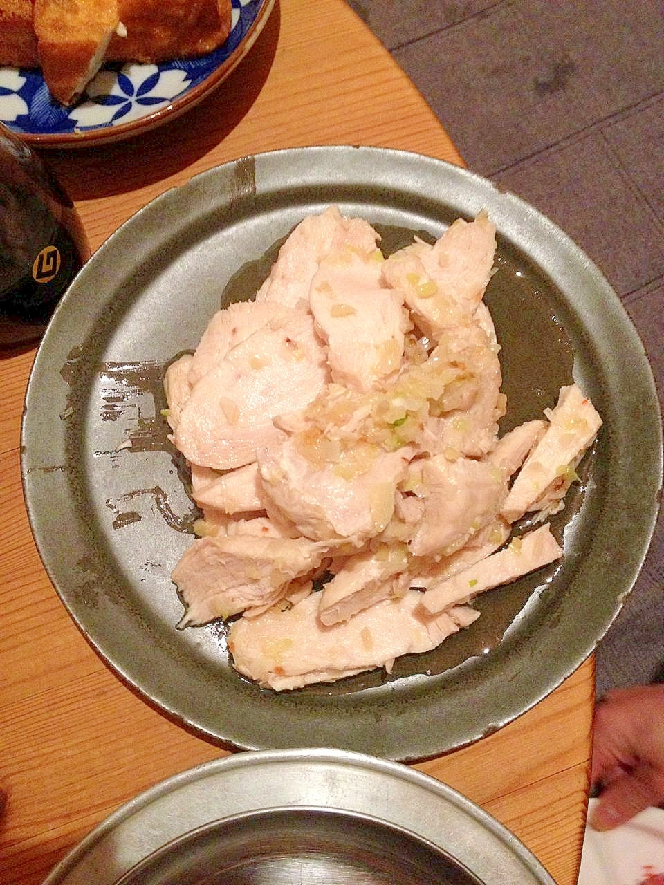 鶏胸肉の香味油和え　圧力鍋レシピ