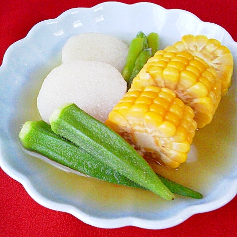 冷た~い♪夏野菜+αで夏バテ解消!漬けびたし