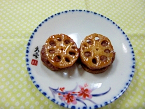 レンコンはさみ焼き レシピ 作り方 By Hime Tarako 楽天レシピ