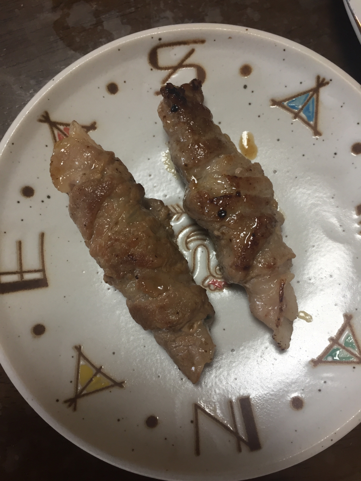 豚肉の大葉巻き