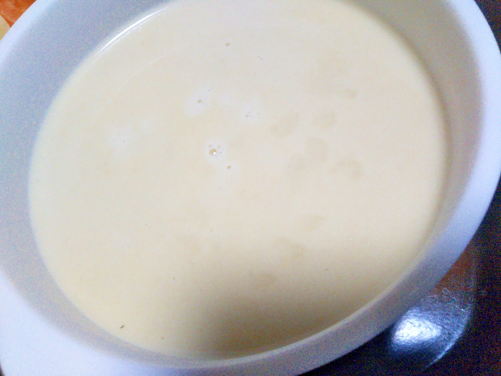 アーモンドミルクのオニオンスープ