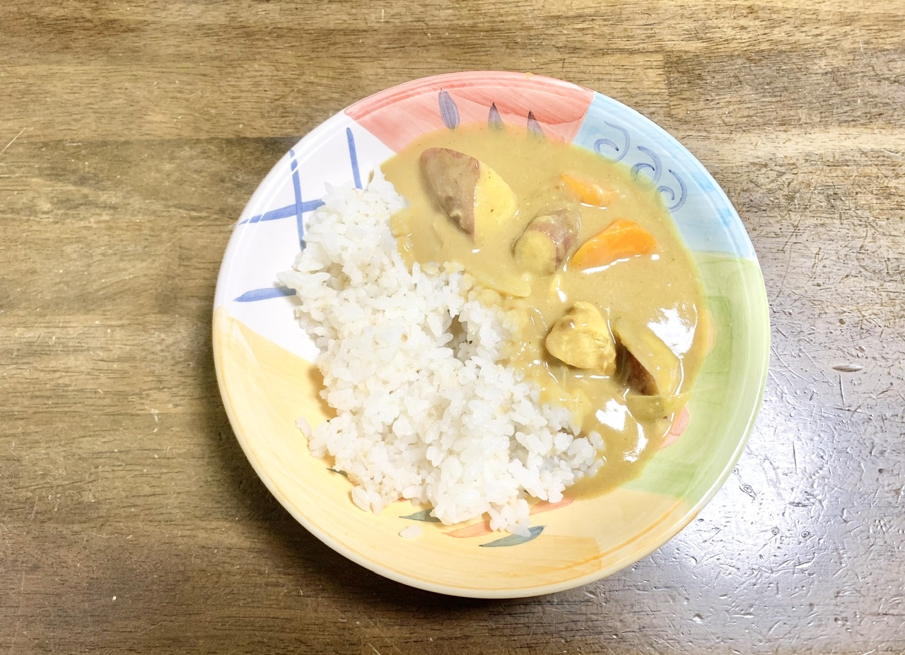 カレーレシピ　ココナッツミルクカレー