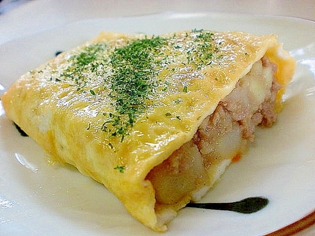 食材はレンジでチン！ ハッシュドオムレツ レシピ・作り方 by