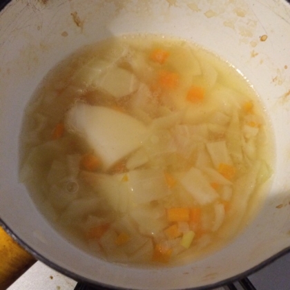 雑煮WITH鶏がらスープ