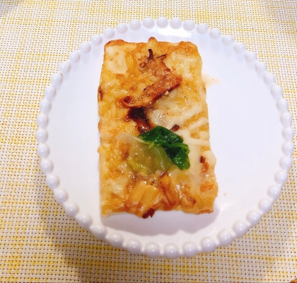 チーズトーストアレンジ マヨキムチ