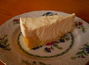 バター無しで台から作る☆レアチーズケーキ