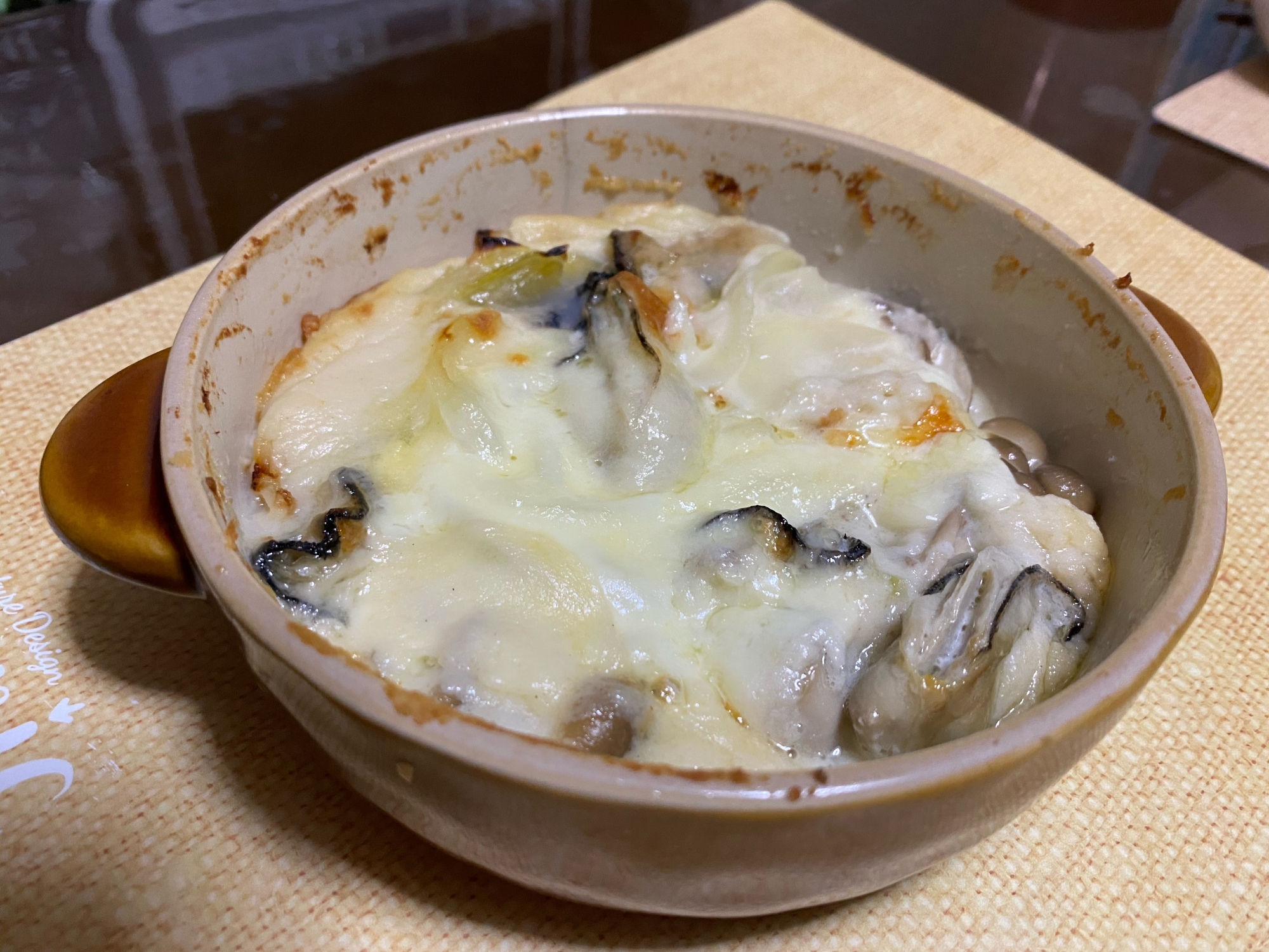 低糖質でヘルシー!簡単♪レンチン!牡蠣グラタン