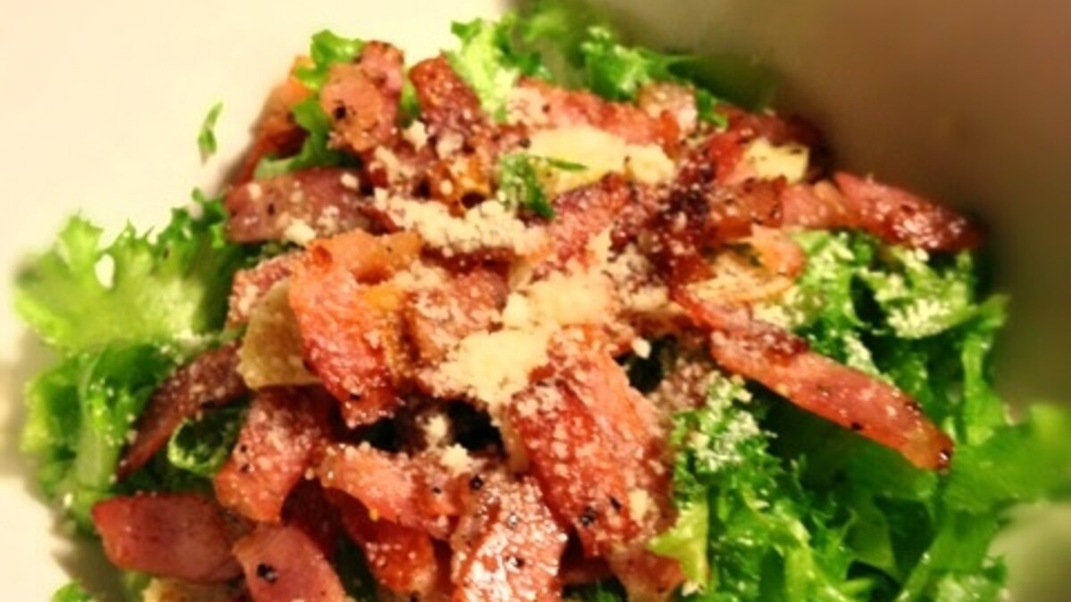 カリカリベーコンとレタスのサラダ レシピ 作り方 By こつぶキッチン 楽天レシピ カリカリベーコンとレタスのサラダ レシピ 作り方 By こつぶキッチン 楽天レシピ