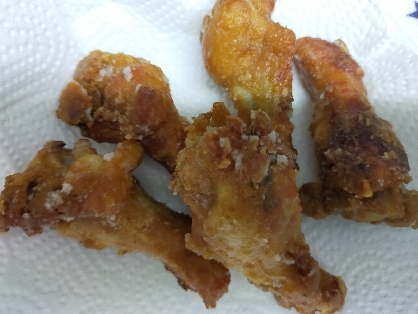 唐揚げは敷居が高かったのですが、こんなに手軽に美味しくできるとは…またリピします!