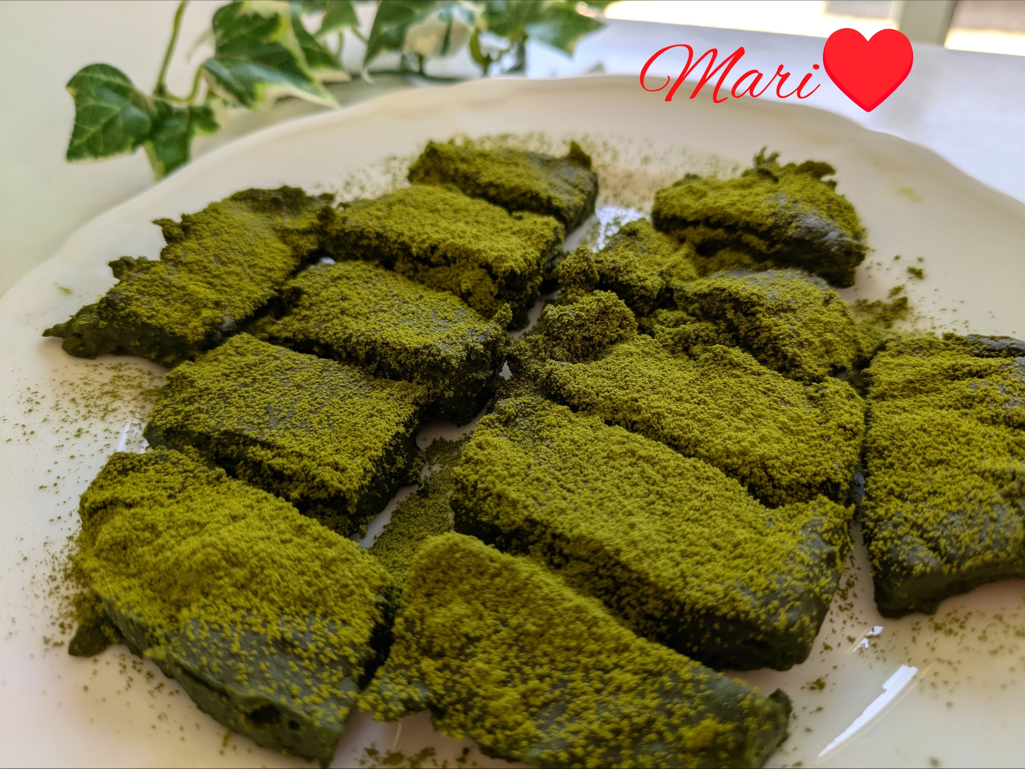レンジで簡単！混ぜるだけ抹茶のテリーヌ