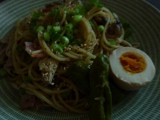 それぞれの材料の旨みがグッとひきたつ美味しいパスタでした！