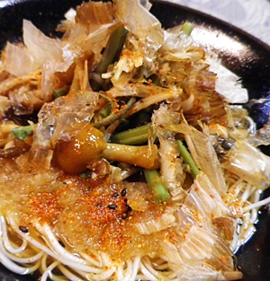 山菜おろし素麺