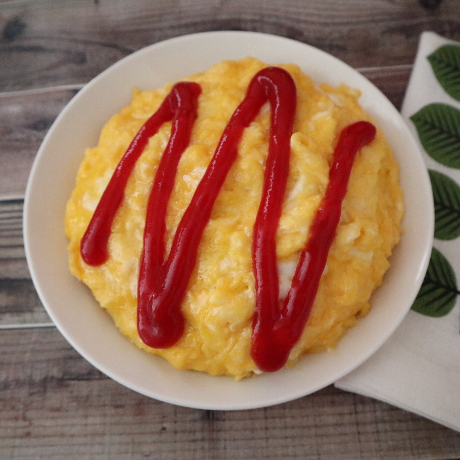 チキンライスがおいしい☆簡単オムライス