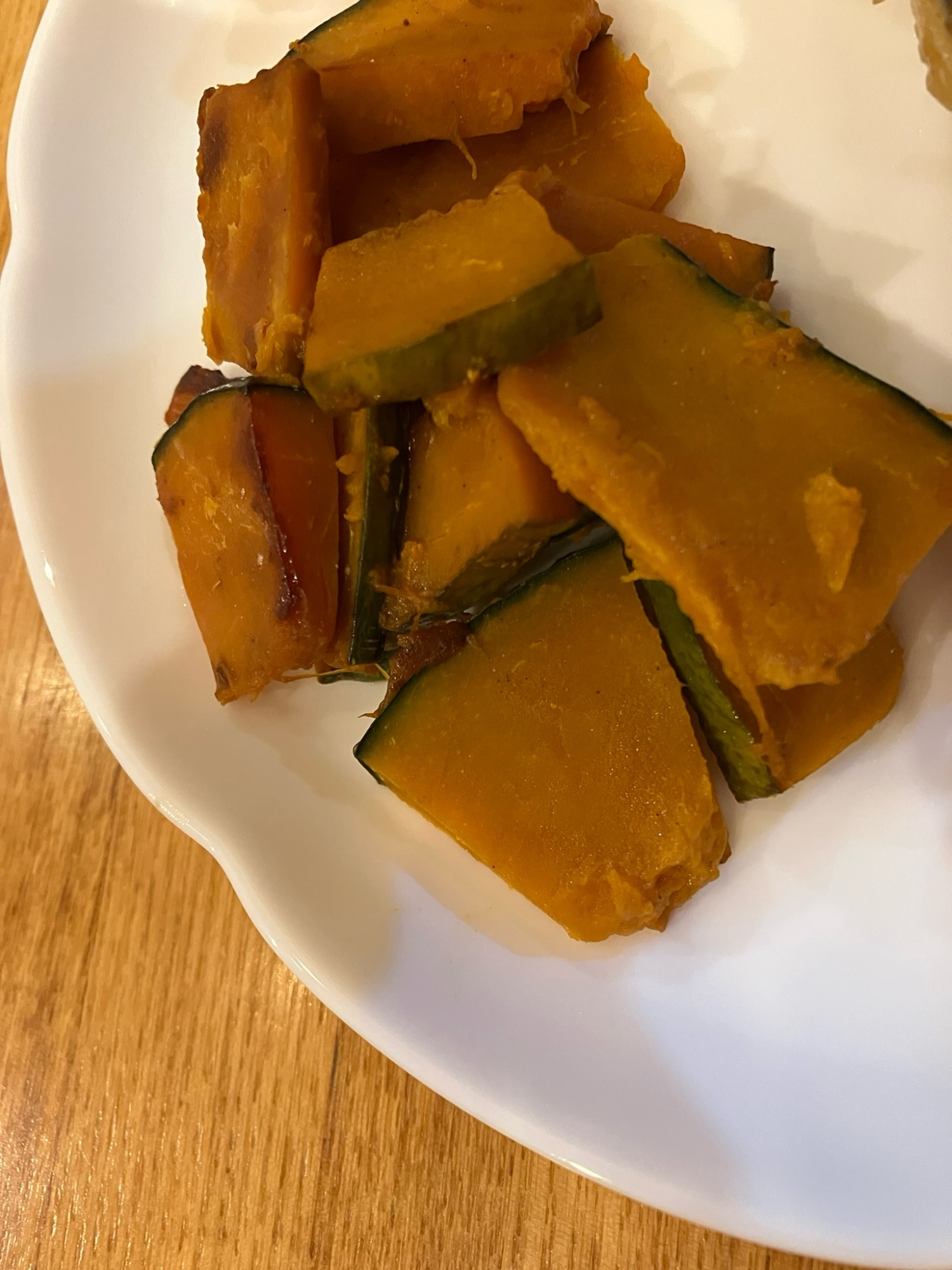 かぼちゃの黒蜜煮
