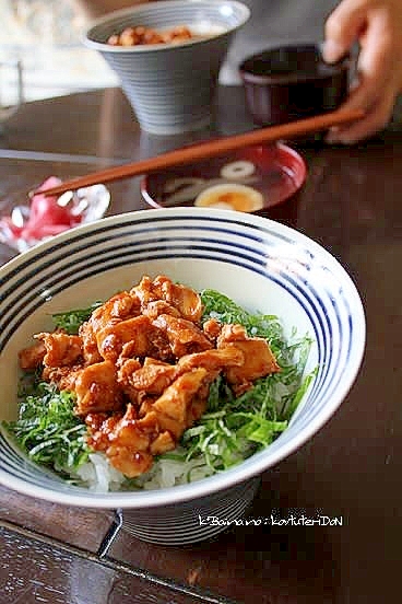 びんちょう鮪のマーボー丼