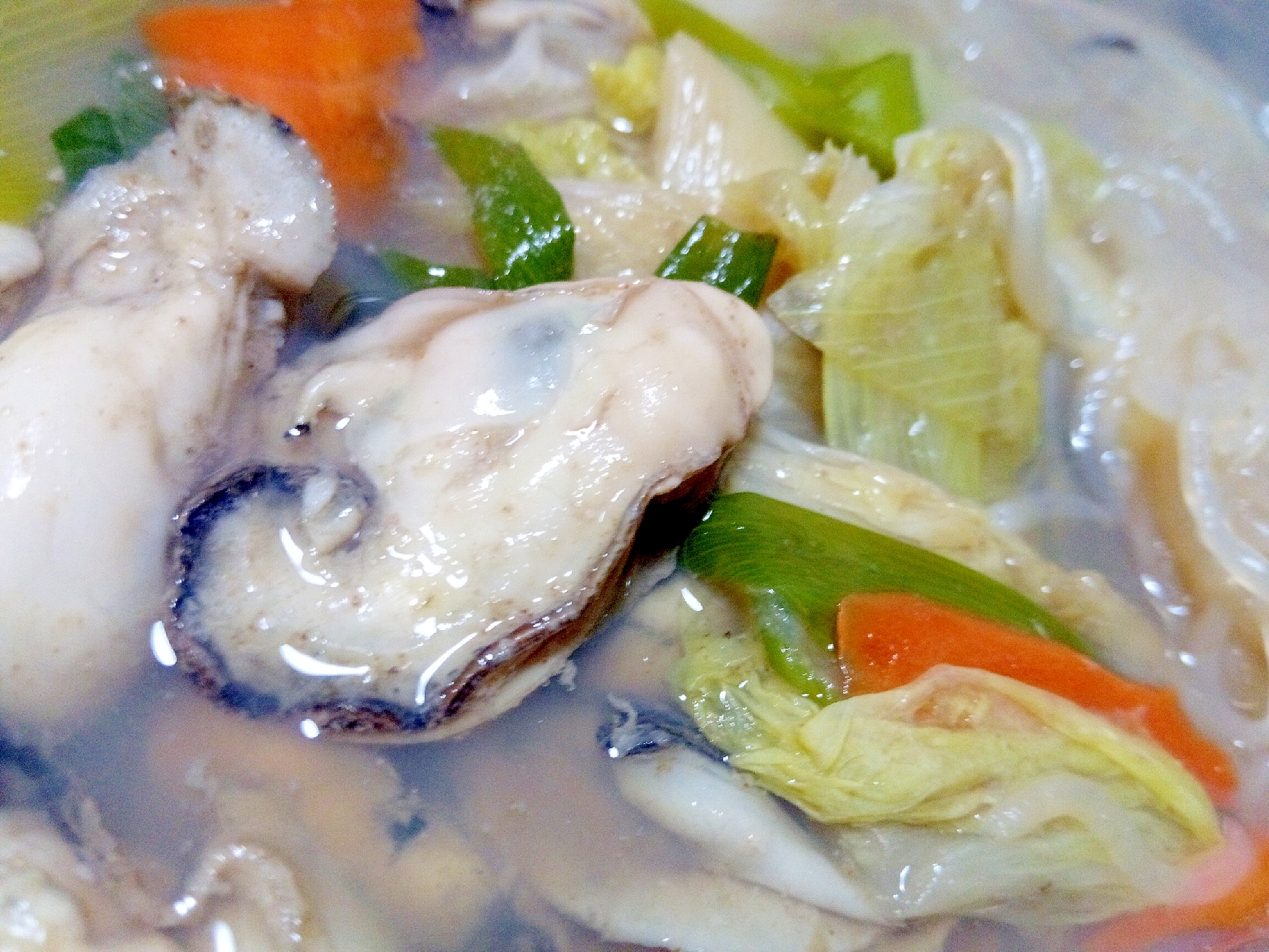 牡蠣と野菜煮込み