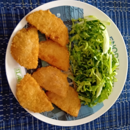 クリームコロッケサラダ☆.*・゜