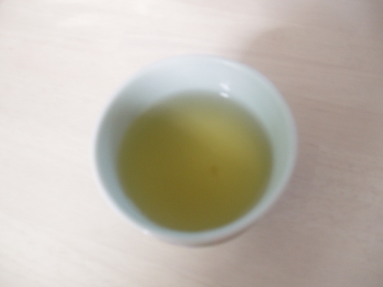 緑茶の香りと生姜で温まります。寒いので朝の一杯に頂きました。