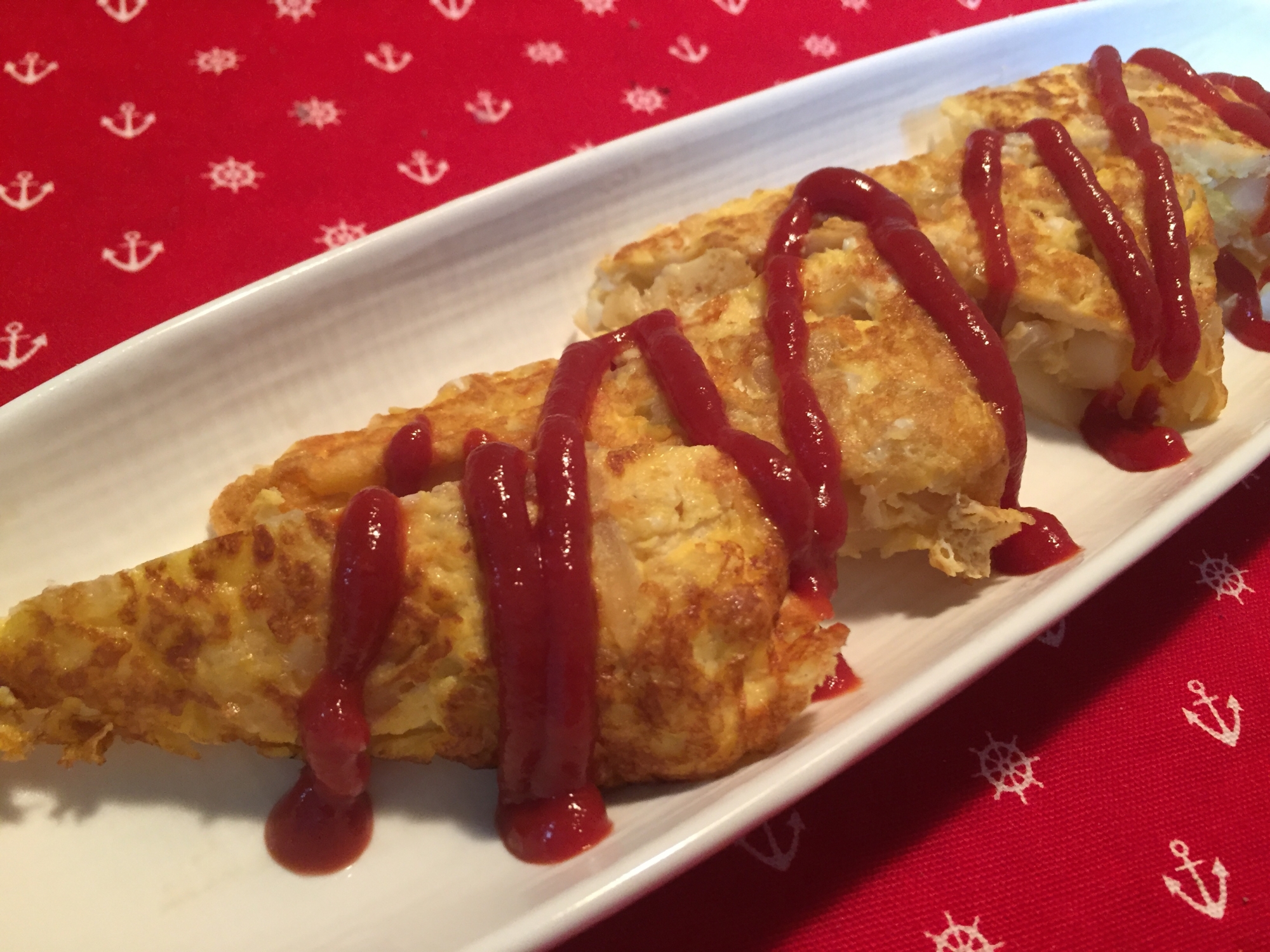 卵焼き器で簡単！スパニッシュオムレツ