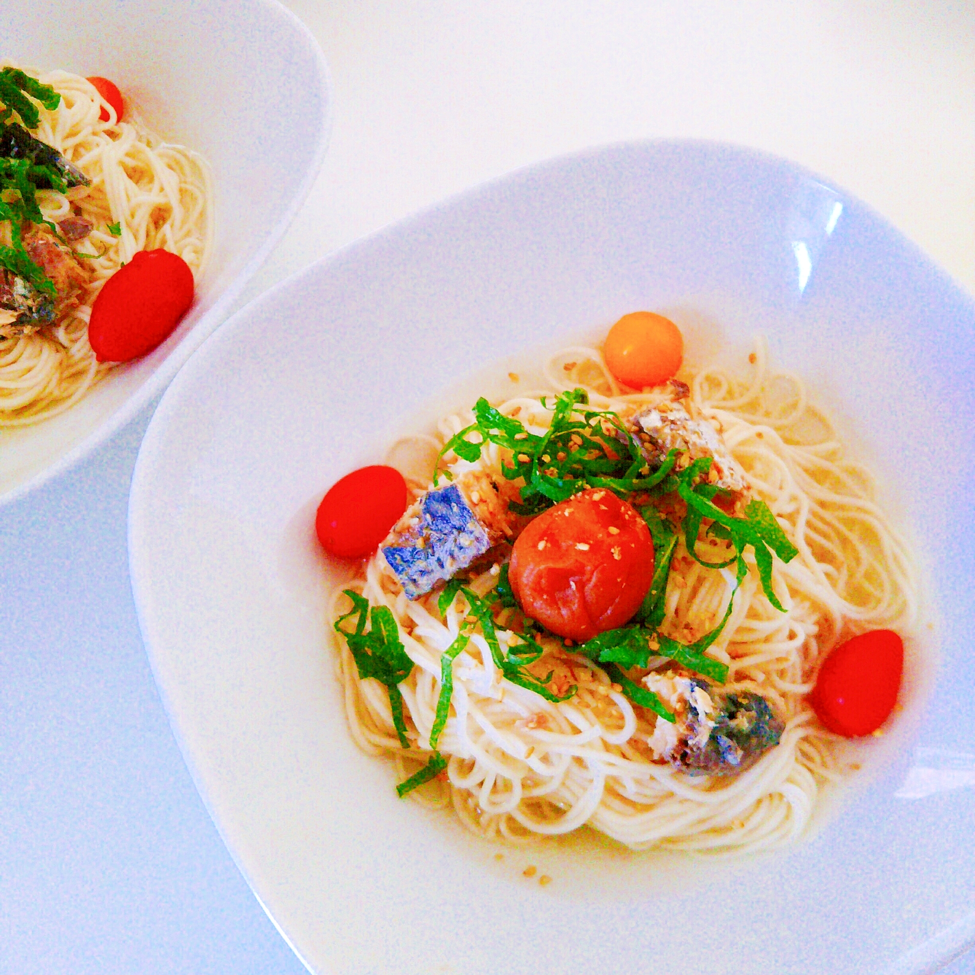 簡単☆サバ缶のさっぱり素麺