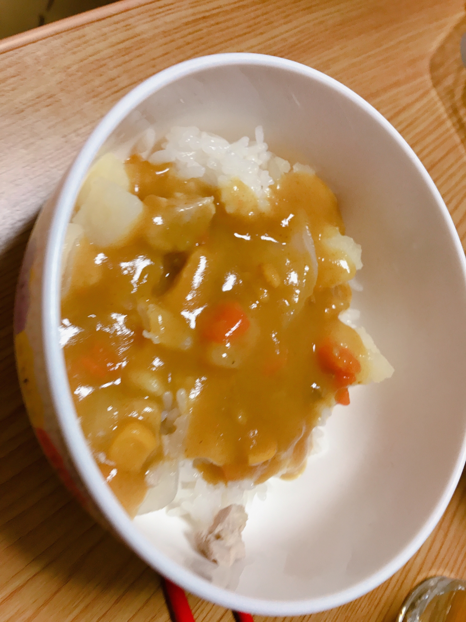 カレーを野菜カレーにアレンジ