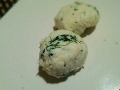 一口おつまみ、豆乳青海苔カッテージチーズ